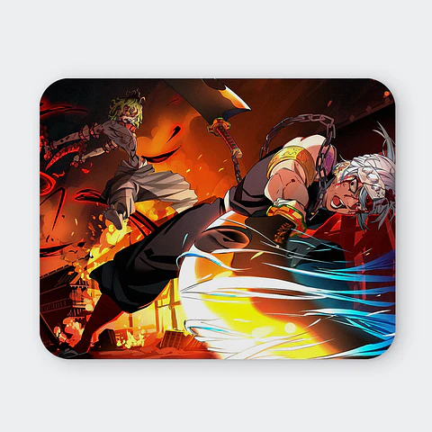 Mousepad 20x24 cm - Diseño Tengen vs Gyutaro