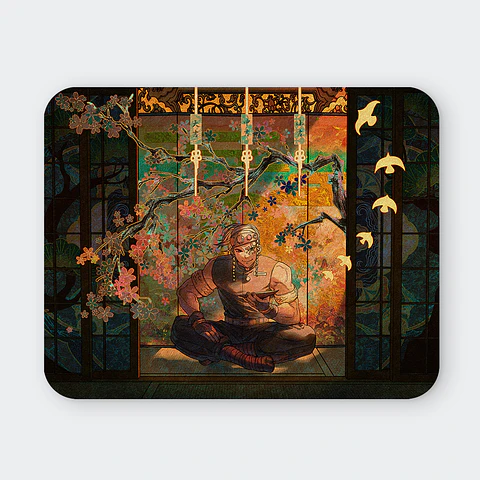 Mousepad 20x24 cm - Diseño Tengen Golden Sakura Zen