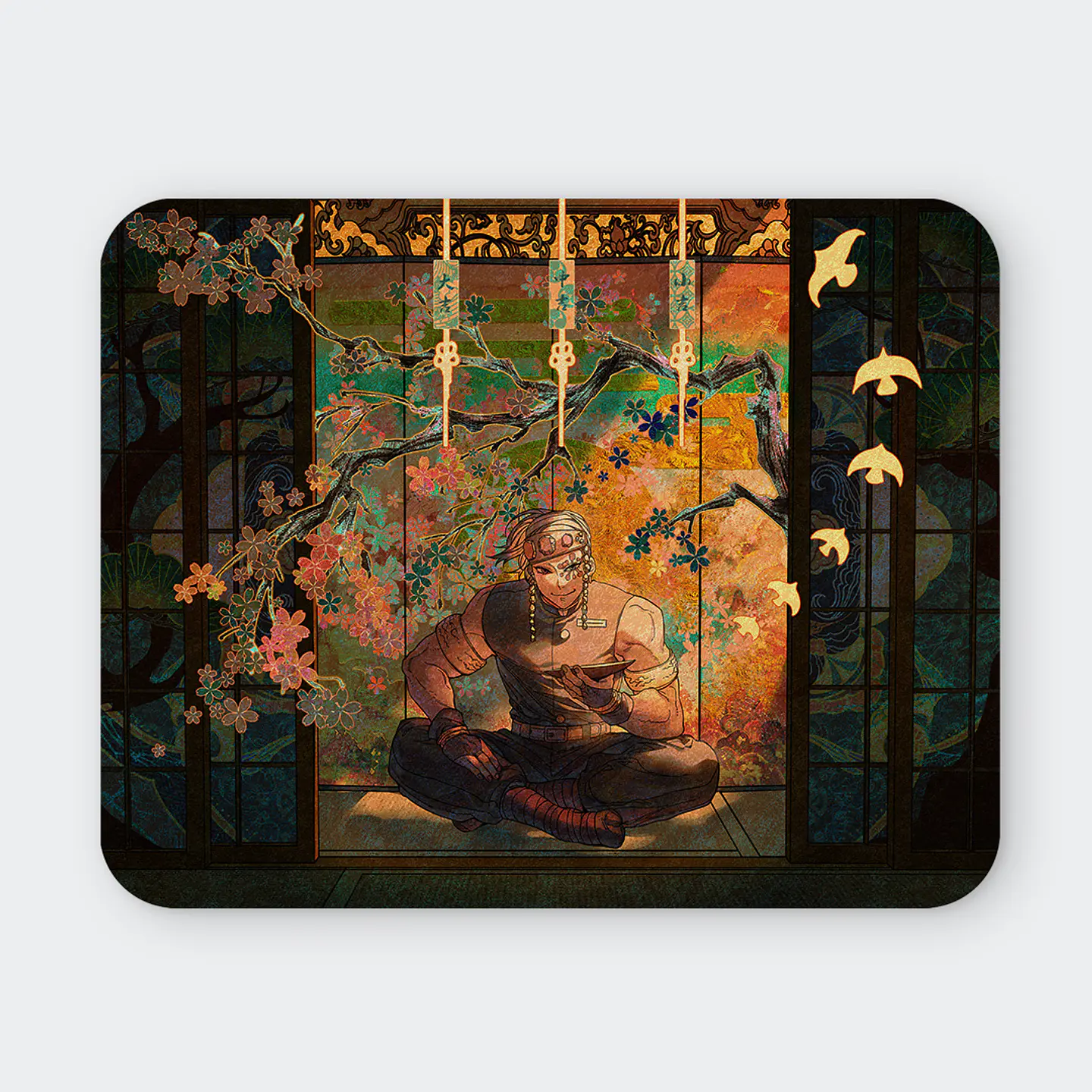 Mousepad 20x24 cm - Diseño Tengen Golden Sakura Zen 1