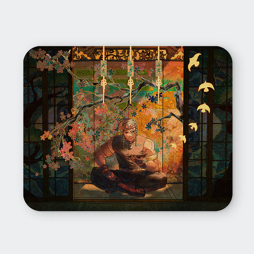 Mousepad 20x24 cm - Diseño Tengen Golden Sakura Zen 1