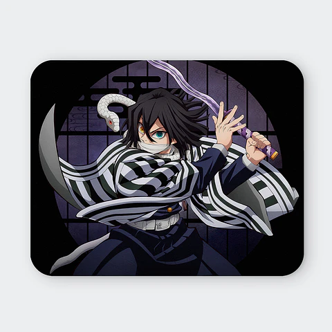 Mousepad 20x24 cm - Diseño Obanai Serpent Strike