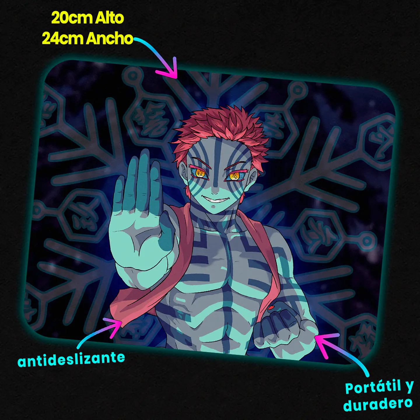 Mousepad 20x24 cm - Diseño Akaza Compass Needle 2