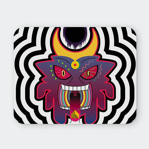 Mousepad 20x24 cm - Diseño Abstract Gengar Hypnosis