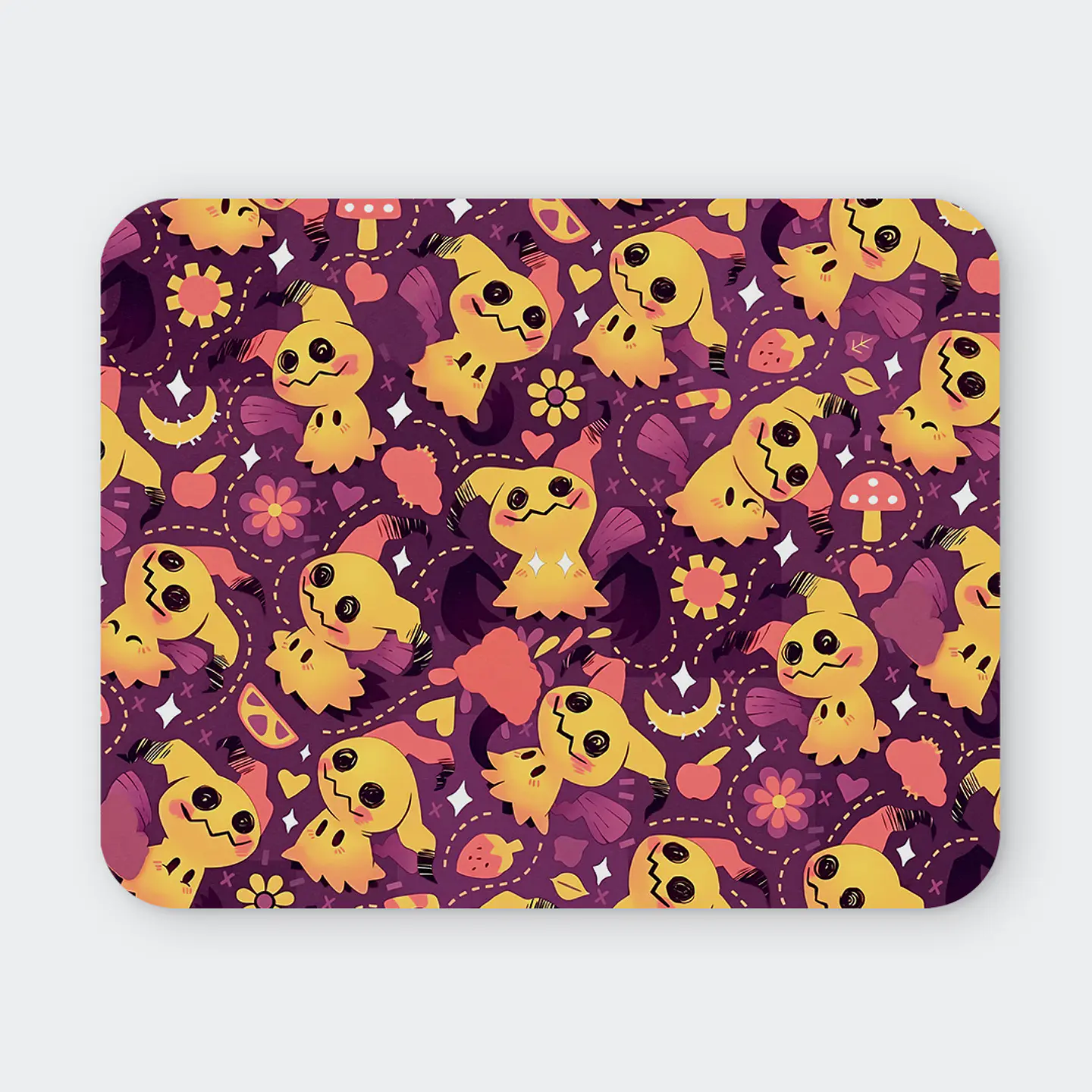 Mousepad 20x24 cm - Diseño Mimikyu Spooky-Cute Pattern 1