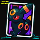 Mousepad 20x24 cm - Diseño Umbreon Moonlight Neon Pop - Miniatura 2