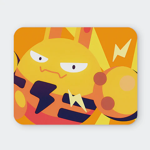 Mousepad 20x24 cm - Diseño Electivire High Voltage Flat Art