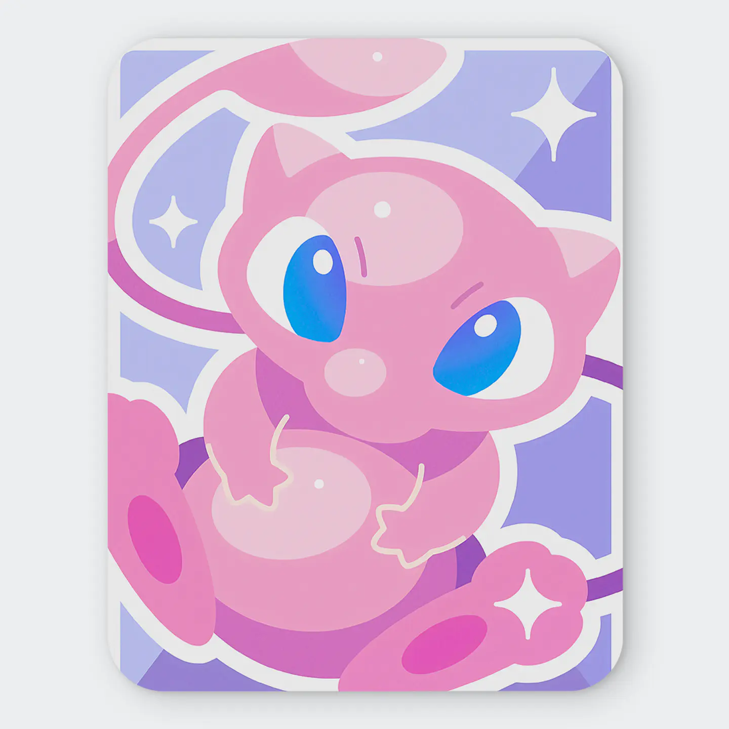 Mousepad 20x24 cm - Diseño Mew Mystic Pastel Sparkle 1