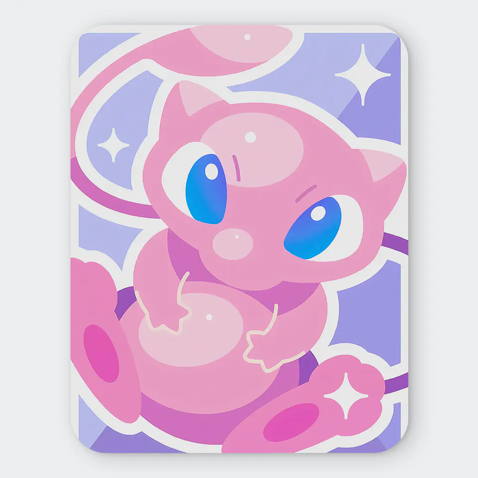 Mousepad 20x24 cm - Diseño Mew Mystic Pastel Sparkle 1