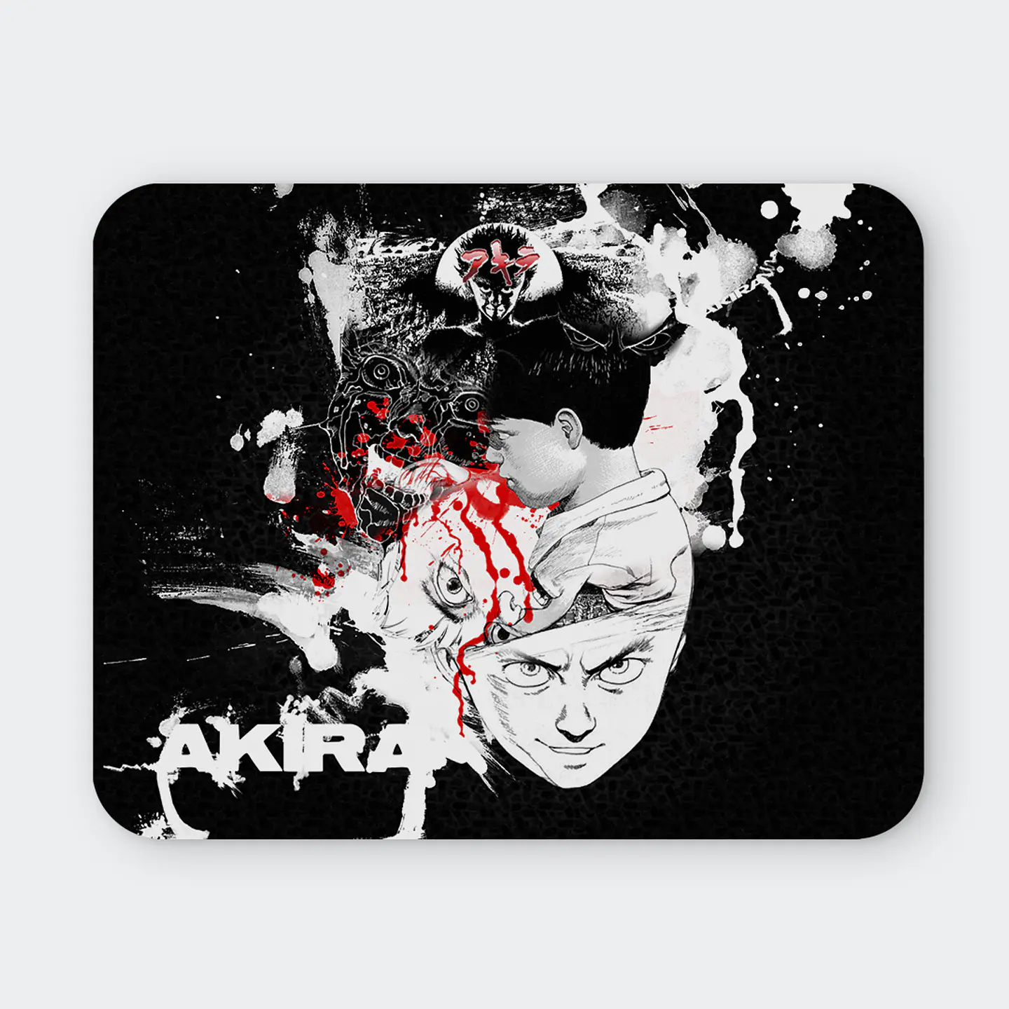 Mousepad 20x24 cm - Diseño Akira Crimson Chaos Splatter 1