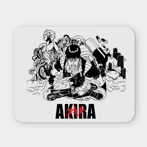Mousepad 20x24 cm - Diseño Akira Kaneda Bike Pursuit