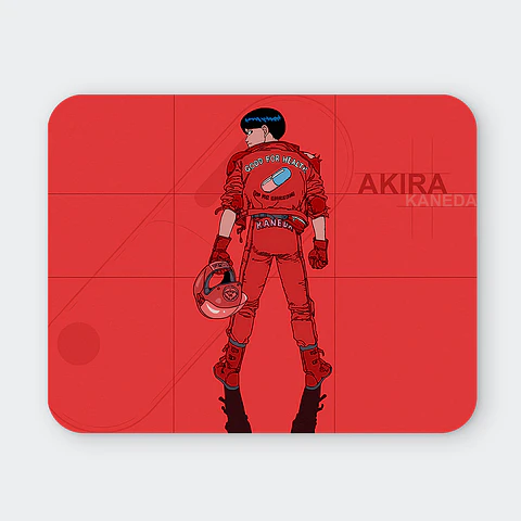 Mousepad 20x24 cm - Diseño Akira Kaneda Capsule Red