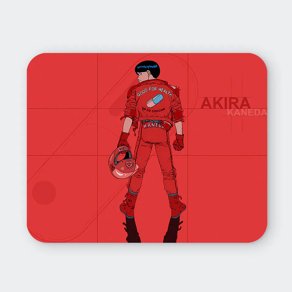 Mousepad 20x24 cm - Diseño Akira Kaneda Capsule Red 1