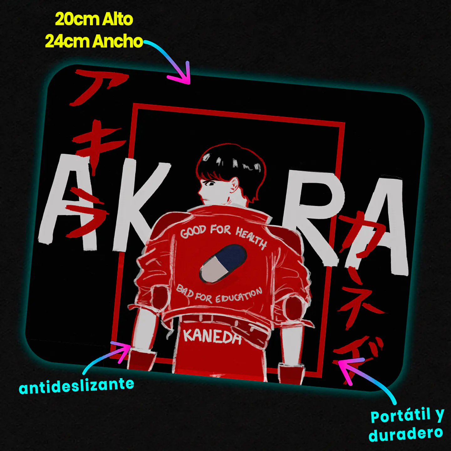 Mousepad 20x24 cm - Diseño Akira Urban Neo-Capsule 2
