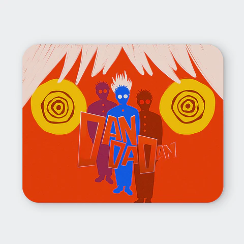 Mousepad 20x24 cm - Diseño Dandadan Occult Trio Art