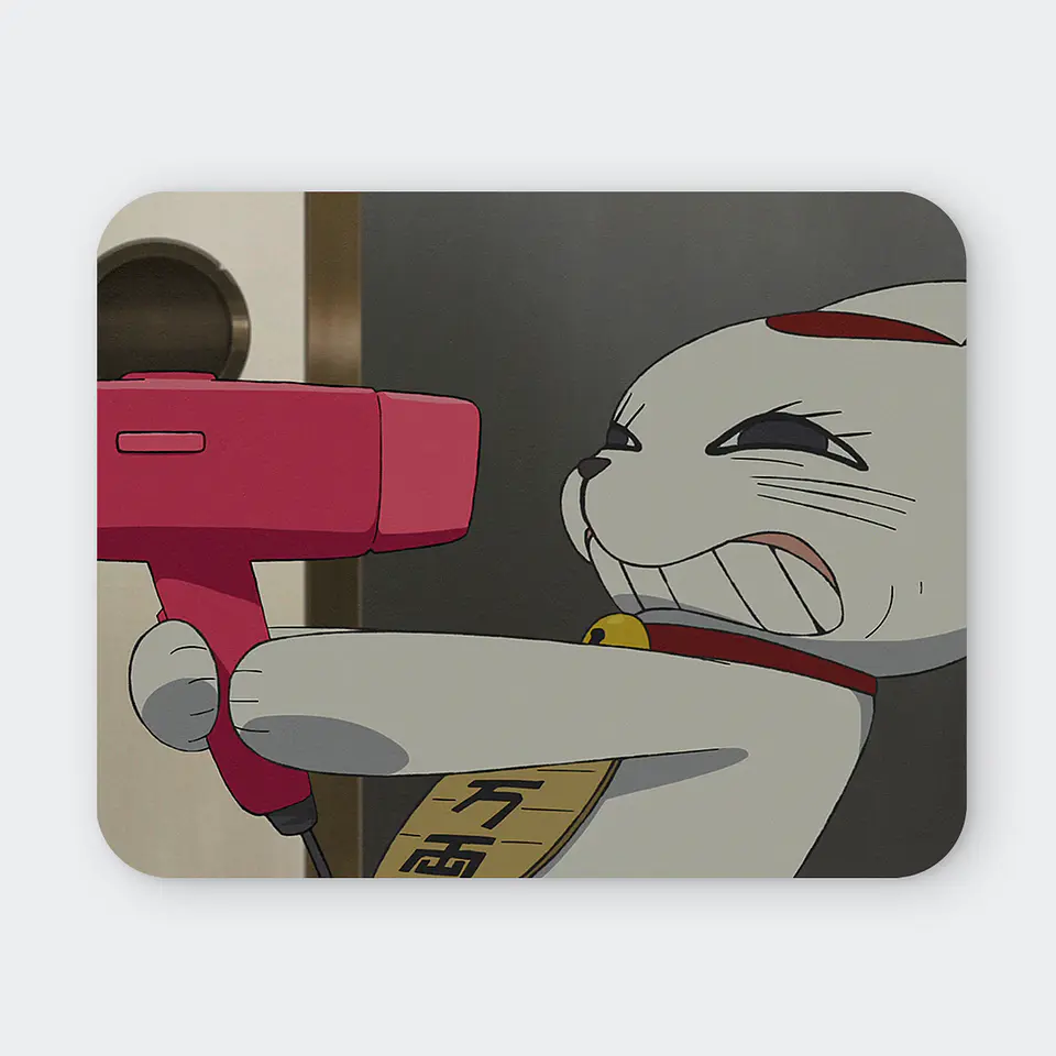 Mousepad 20x24 cm - Diseño Dandadan Turbo-Granny Hairdryer Attack 1