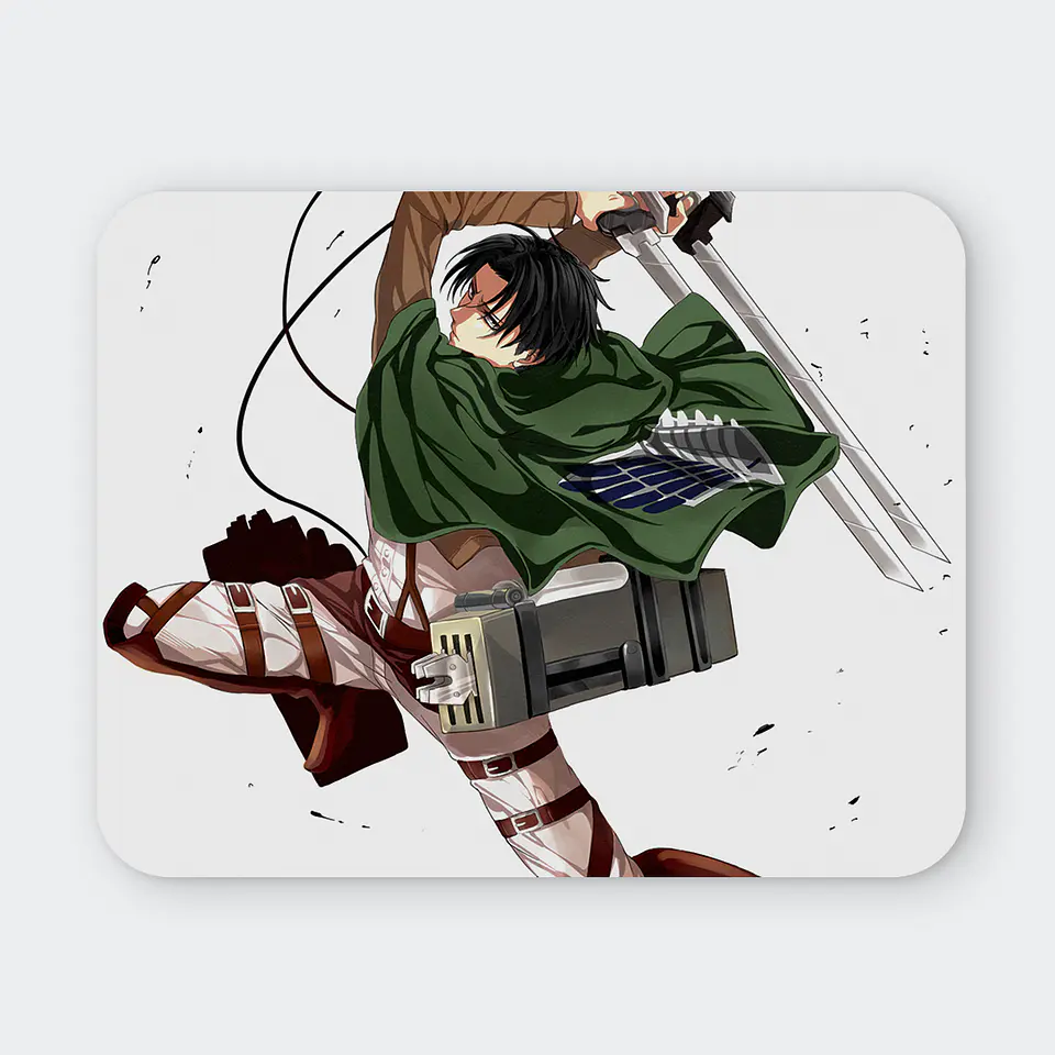 Mousepad 20x24 cm - Diseño Levi Ackerman 