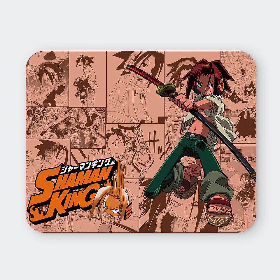 Mousepad 20x24 cm - Diseño Shaman King El Camino de Yoh & Amidamaru 1