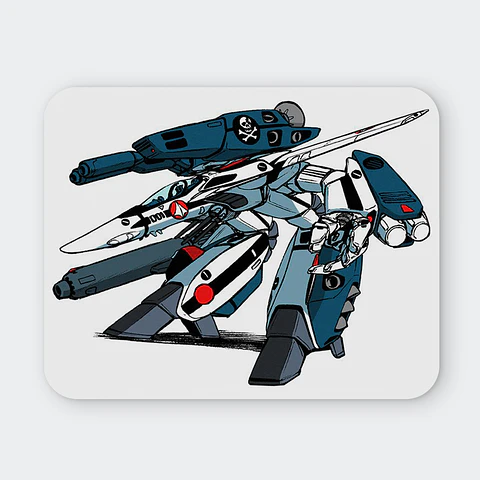 Mousepad 20x24 cm - Diseño Valkyrie Skull Leader VF-1S
