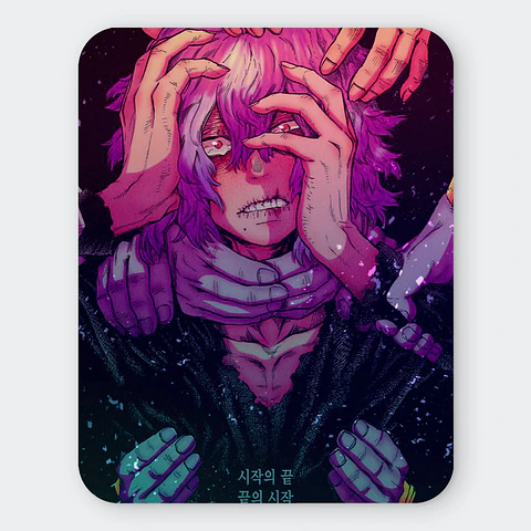 Mousepad 20x24 cm - Diseño Shigaraki Tomura Decay Souls