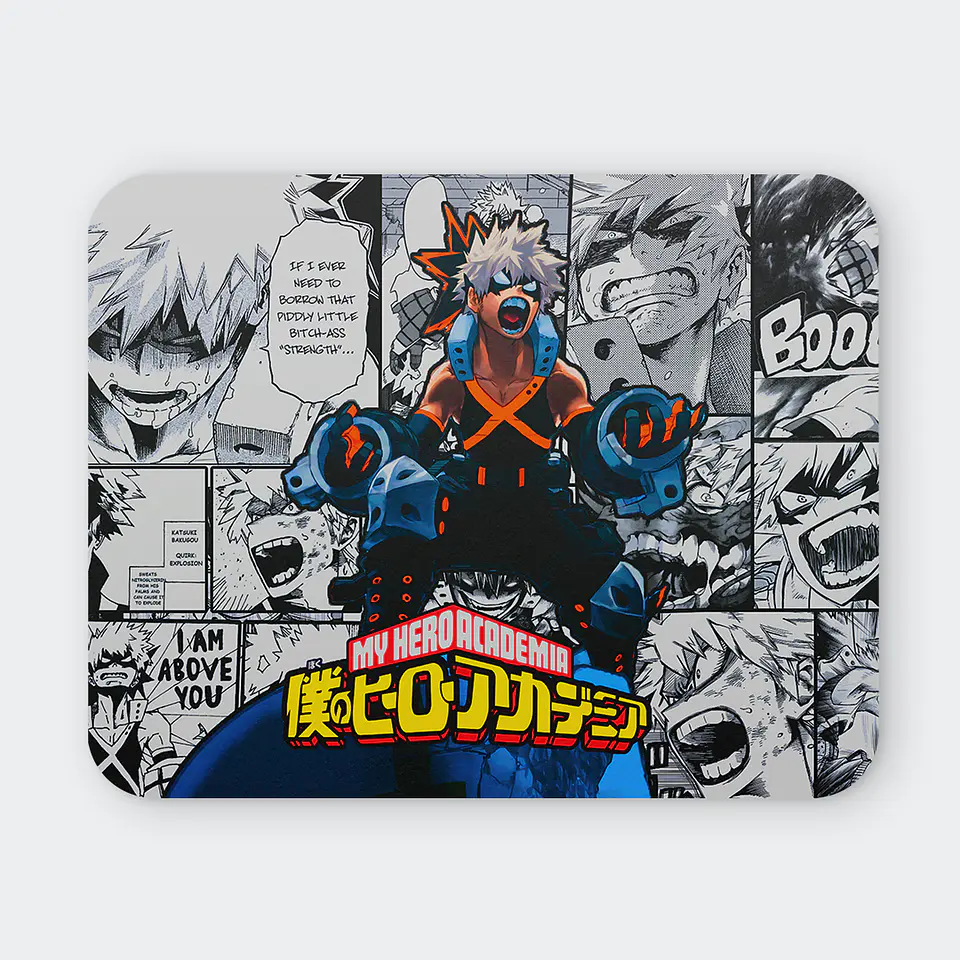 Mousepad 20x24 cm - Diseño Bakugo Explosive Panel  1