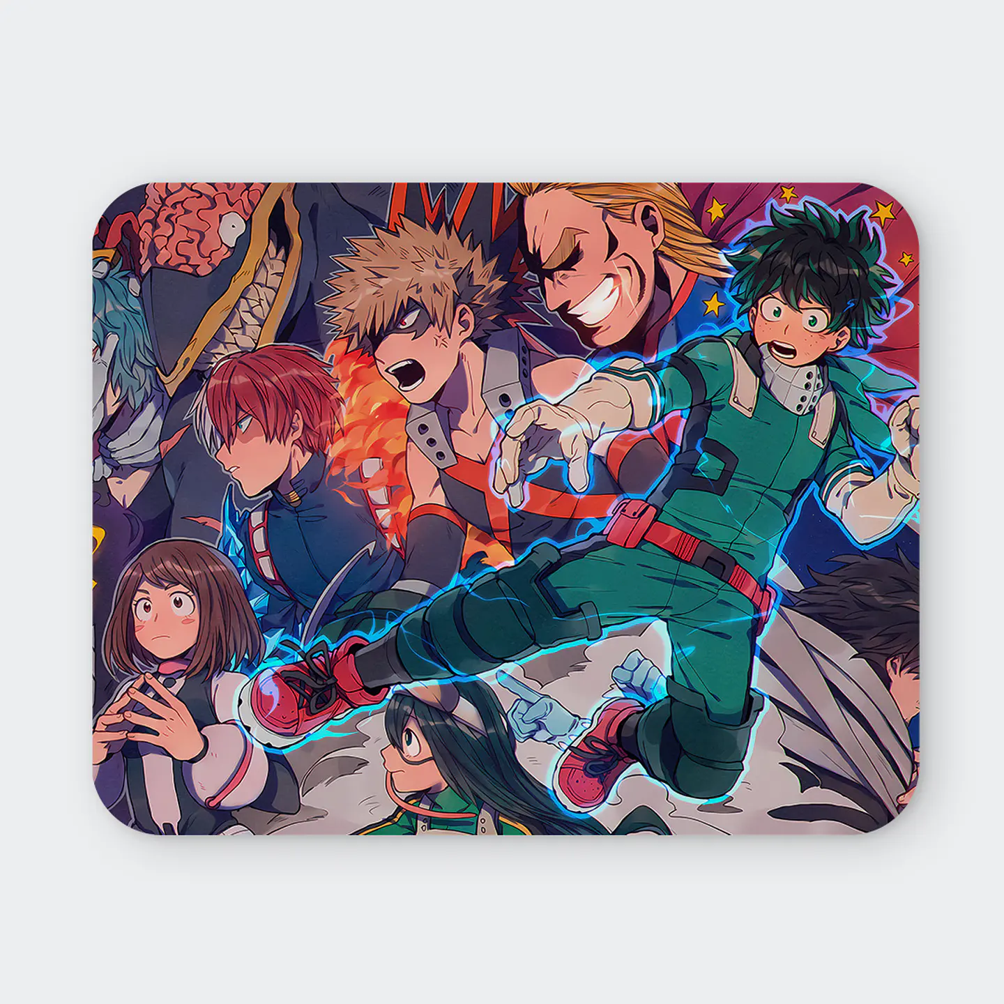 Mousepad 20x24 cm - Diseño Boku no Hero Class 1-A Heroes & Villains 1