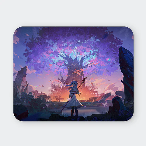 Mousepad 20x24 cm - Diseño Frieren: Starlight Sakura Journey