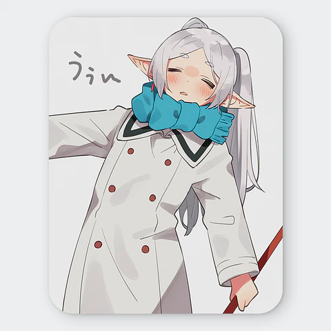 Mousepad 20x24 cm - Diseño Frieren: Winter Scarf Comfy