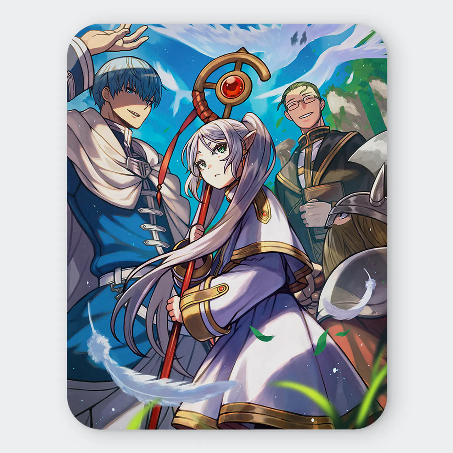 Mousepad 20x24 cm - Diseño Frieren & The Hero’s Party Legacy 1