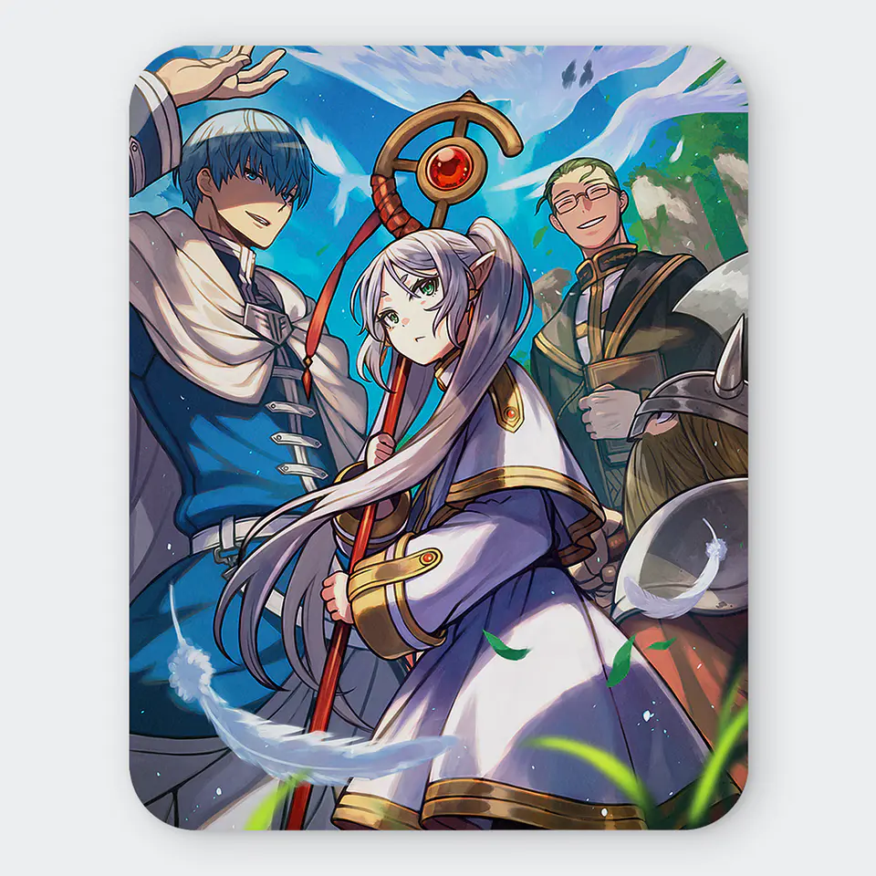 Mousepad 20x24 cm - Diseño Frieren & The Hero’s Party Legacy 1