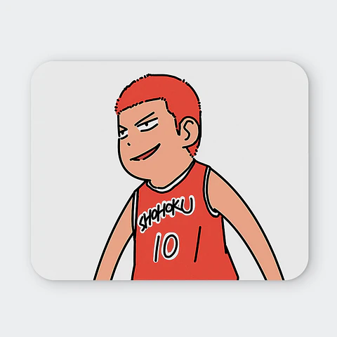 Mousepad 20x24 cm - Diseño Hanamichi Sakuragi Tensai Mode