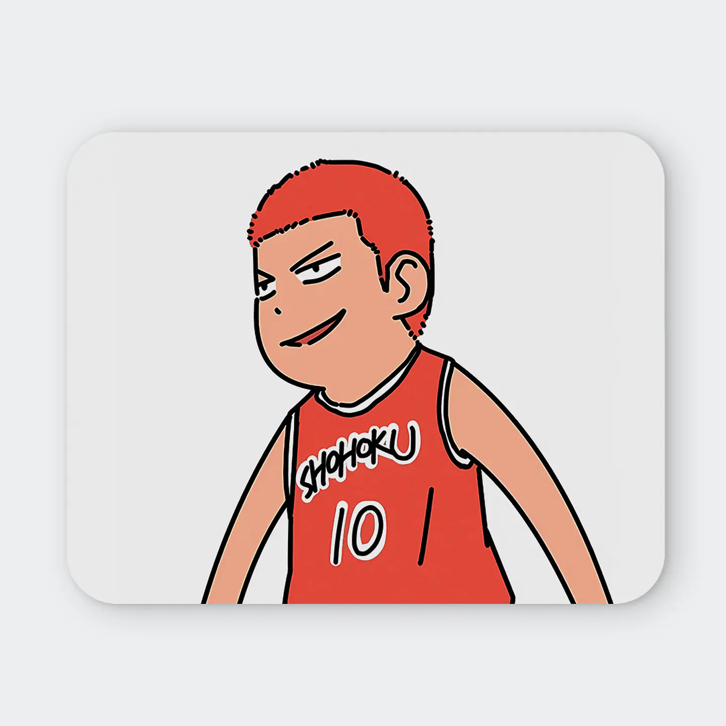Mousepad 20x24 cm - Diseño Hanamichi Sakuragi Tensai Mode 1