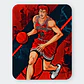 Mousepad 20x24 cm - Diseño Hanamichi Sakuragi King of Rebounds - Miniatura 1