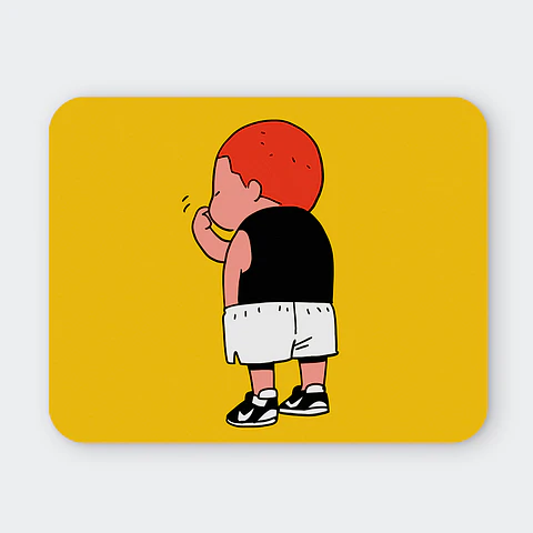 Mousepad 20x24 cm - Diseño Hanamichi Sakuragi Chibi Solitude