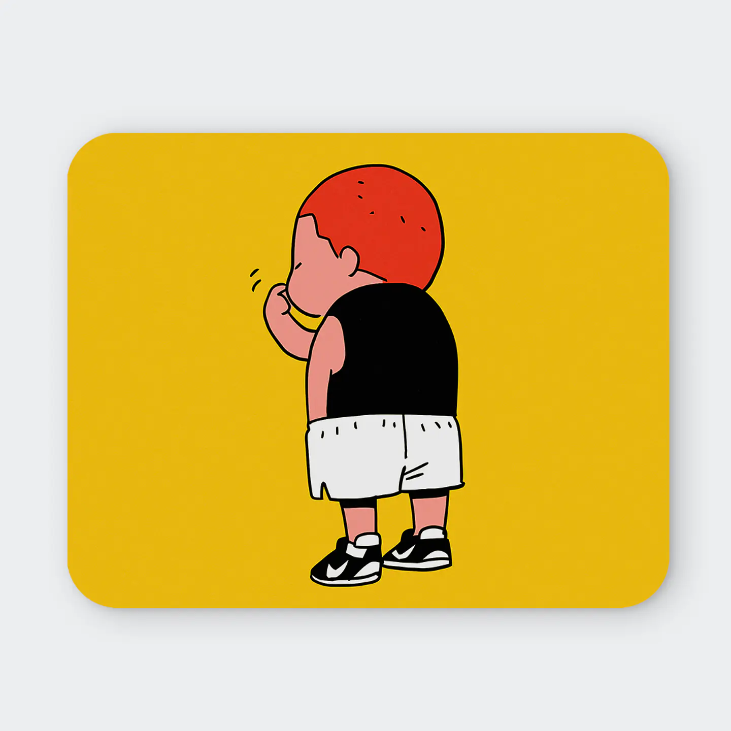 Mousepad 20x24 cm - Diseño Hanamichi Sakuragi Chibi Solitude 1
