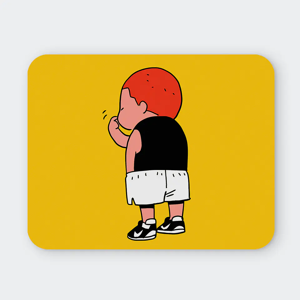 Mousepad 20x24 cm - Diseño Hanamichi Sakuragi Chibi Solitude 1