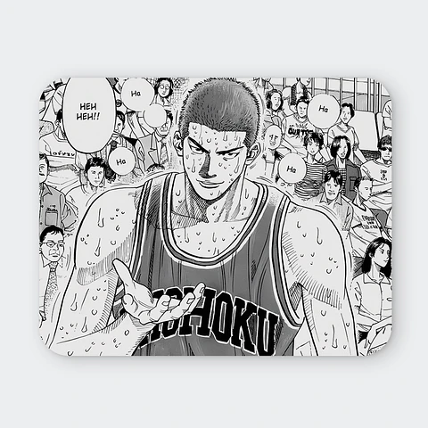 Mousepad 20x24 cm - Diseño Hanamichi Sakuragi Manga Panel