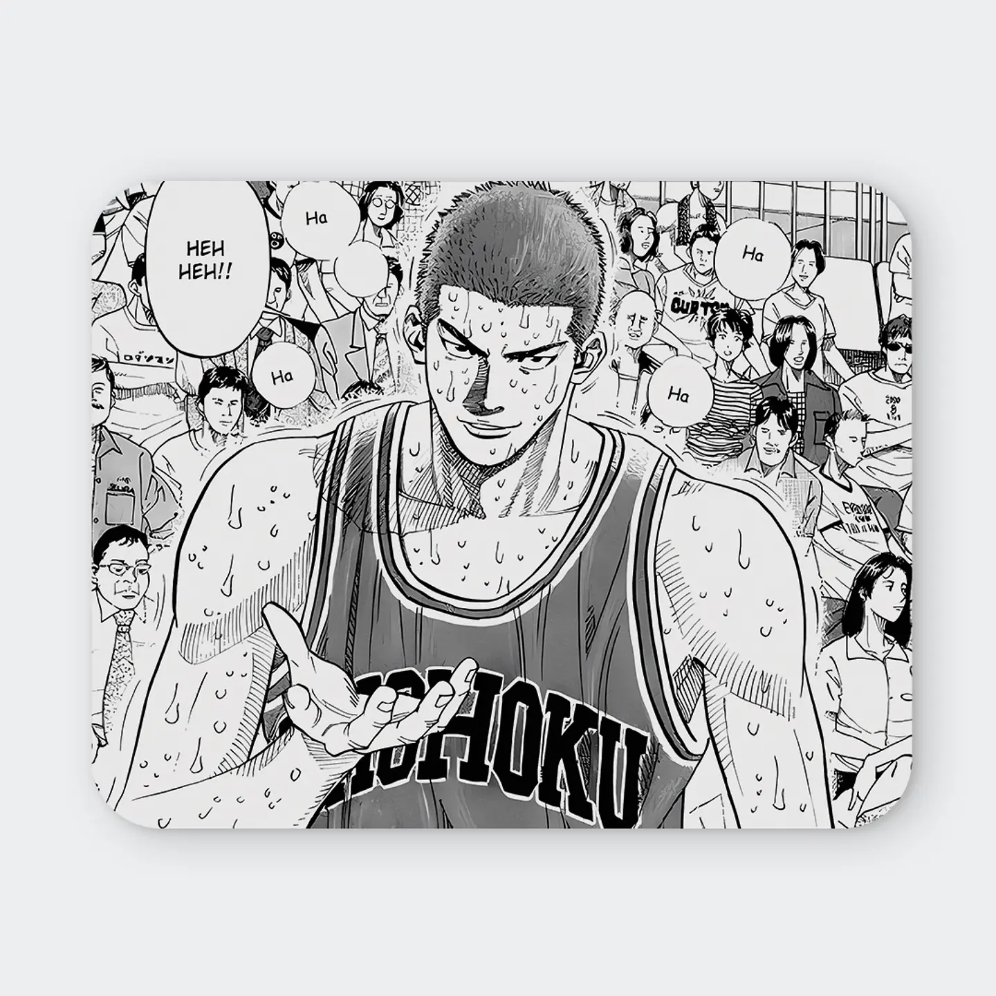 Mousepad 20x24 cm - Diseño Hanamichi Sakuragi Manga Panel 1
