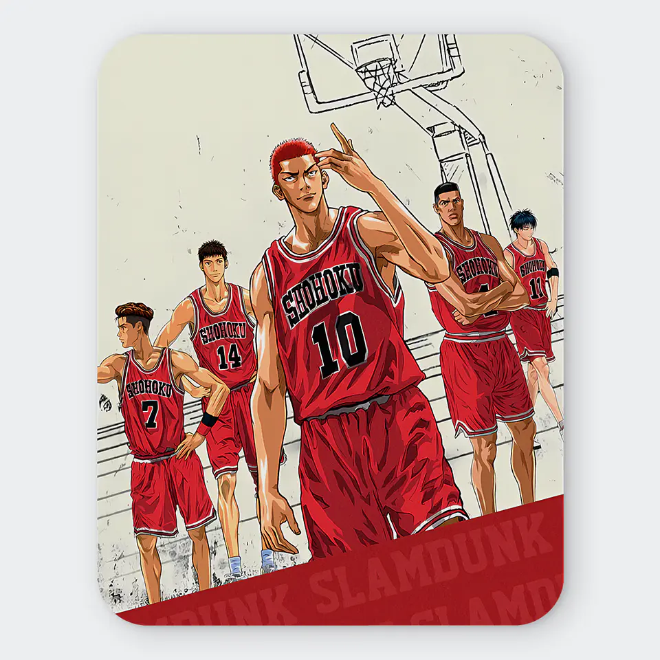 Mousepad 20x24 cm - Diseño Shohoku Starting Five Elite 1