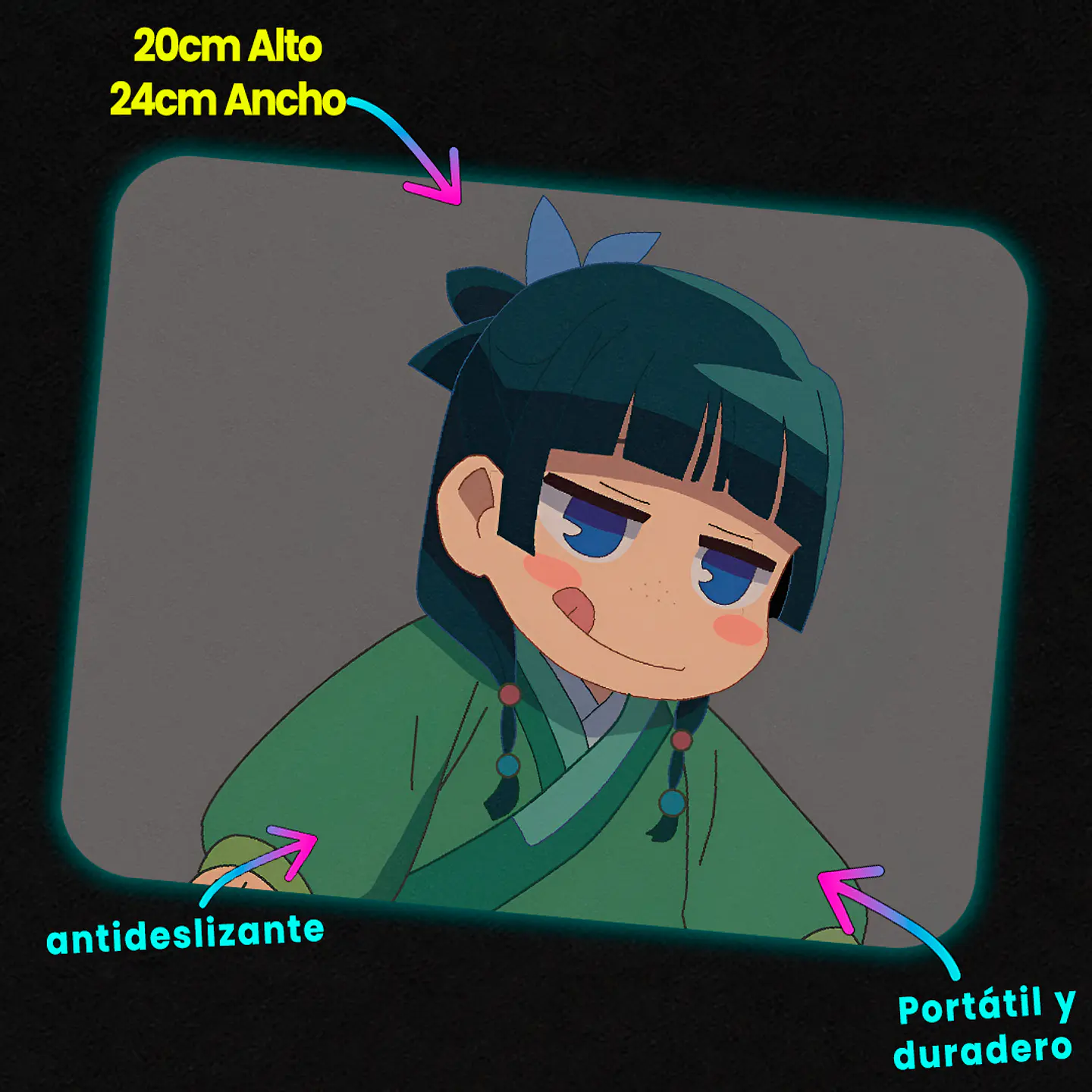 Mousepad 20x24 cm - Diseño Maomao Curious Apothecary 2