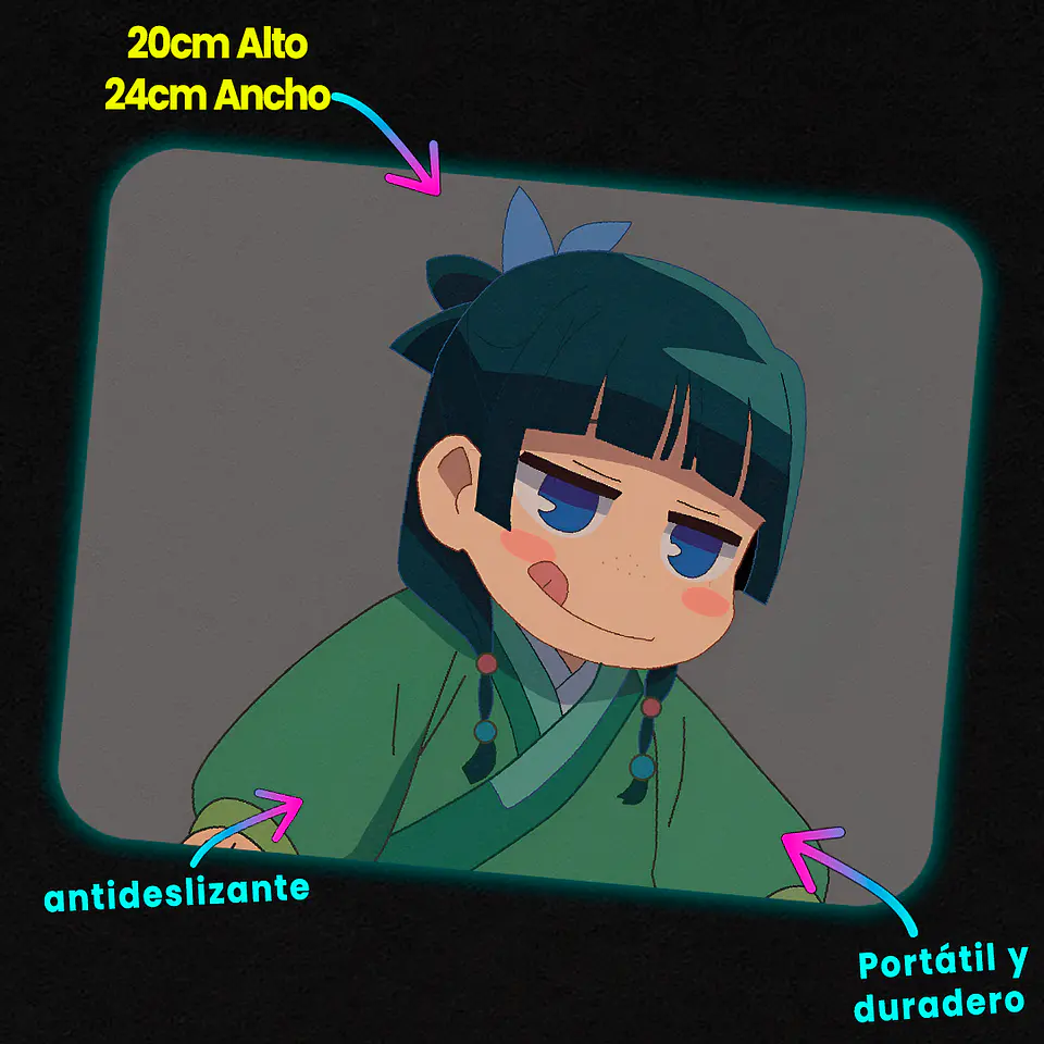 Mousepad 20x24 cm - Diseño Maomao Curious Apothecary 2