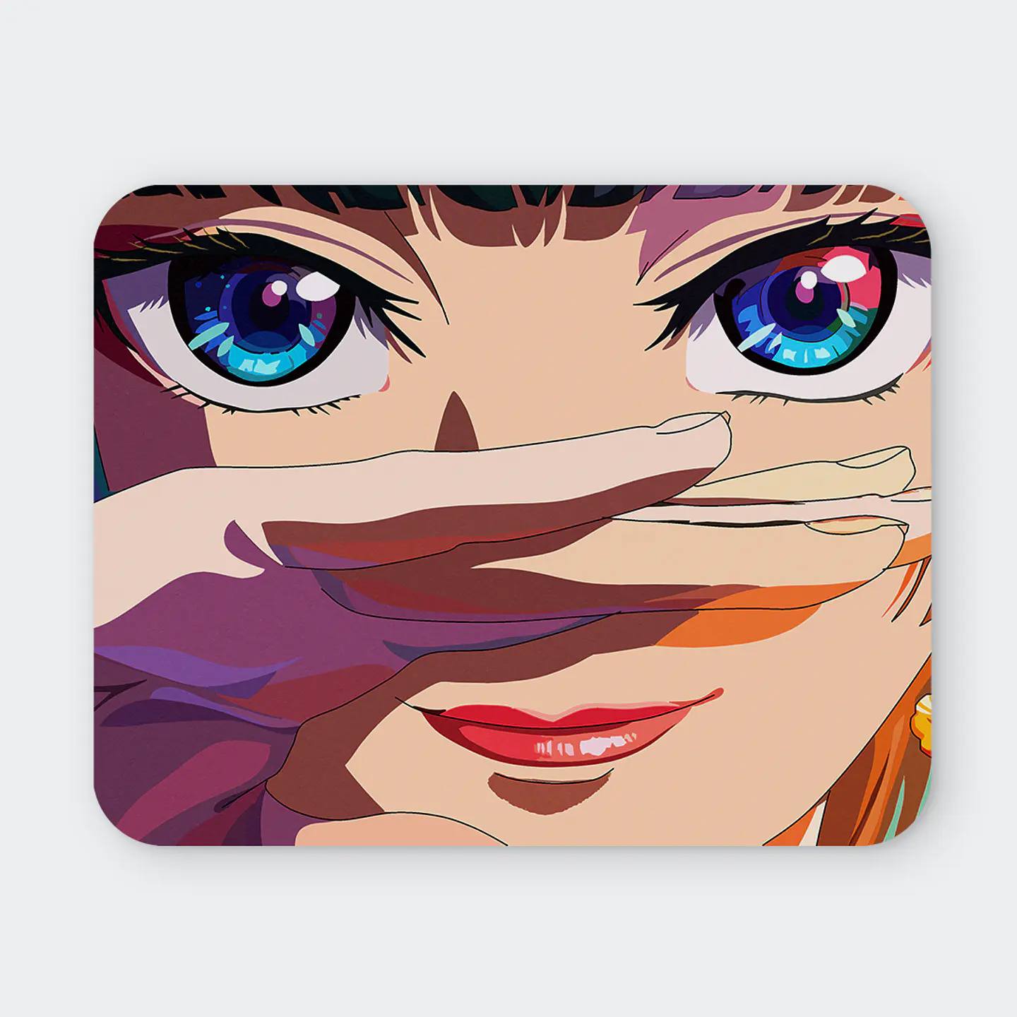 Mousepad 20x24 cm - Diseño Maomao Deep Emerald Gaze 1