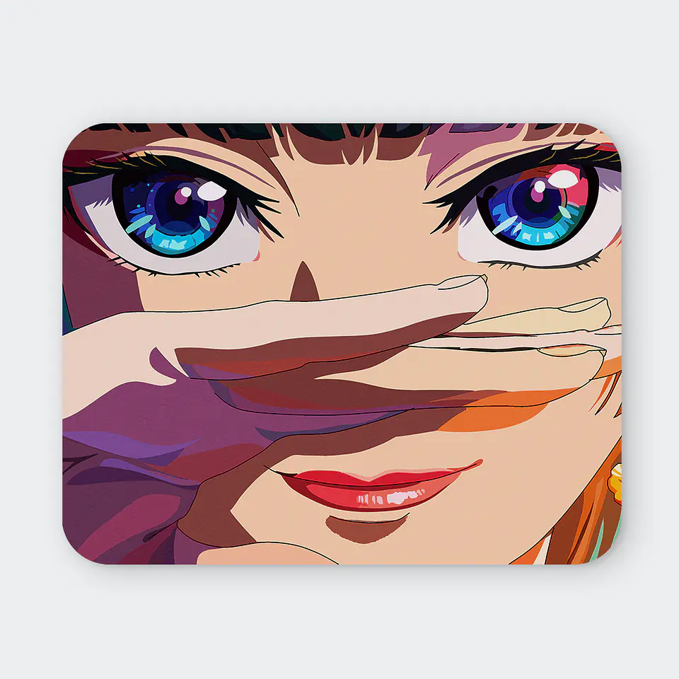 Mousepad 20x24 cm - Diseño Maomao Deep Emerald Gaze 1