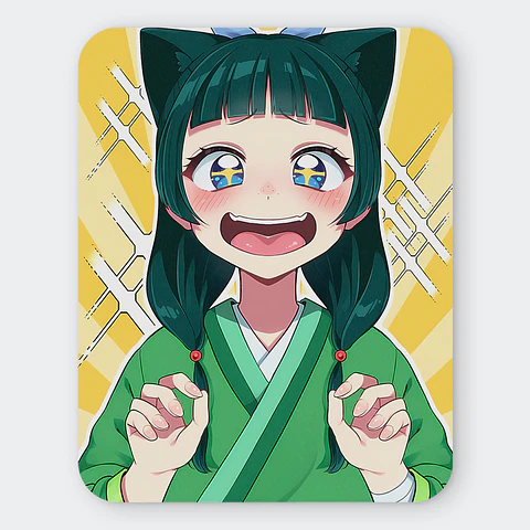 Mousepad 20x24 cm - Diseño Maomao Sparkling Neko Energy