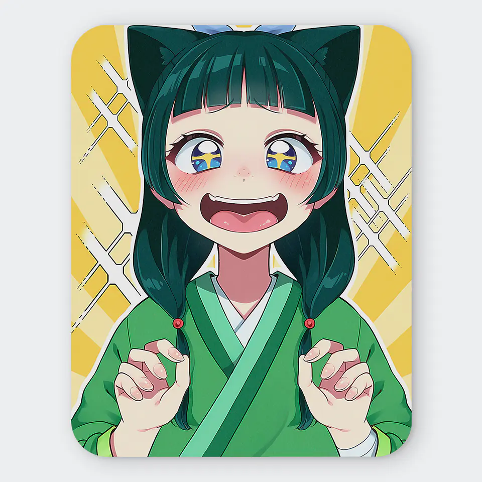 Mousepad 20x24 cm - Diseño Maomao Sparkling Neko Energy 1