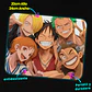 Mousepad 20x24 cm - Diseño Mugiwara Nakama Selfie - Miniatura 2