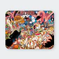 Mousepad 20x24 cm - Diseño One Piece Pizza Party Chaos - Miniatura 1