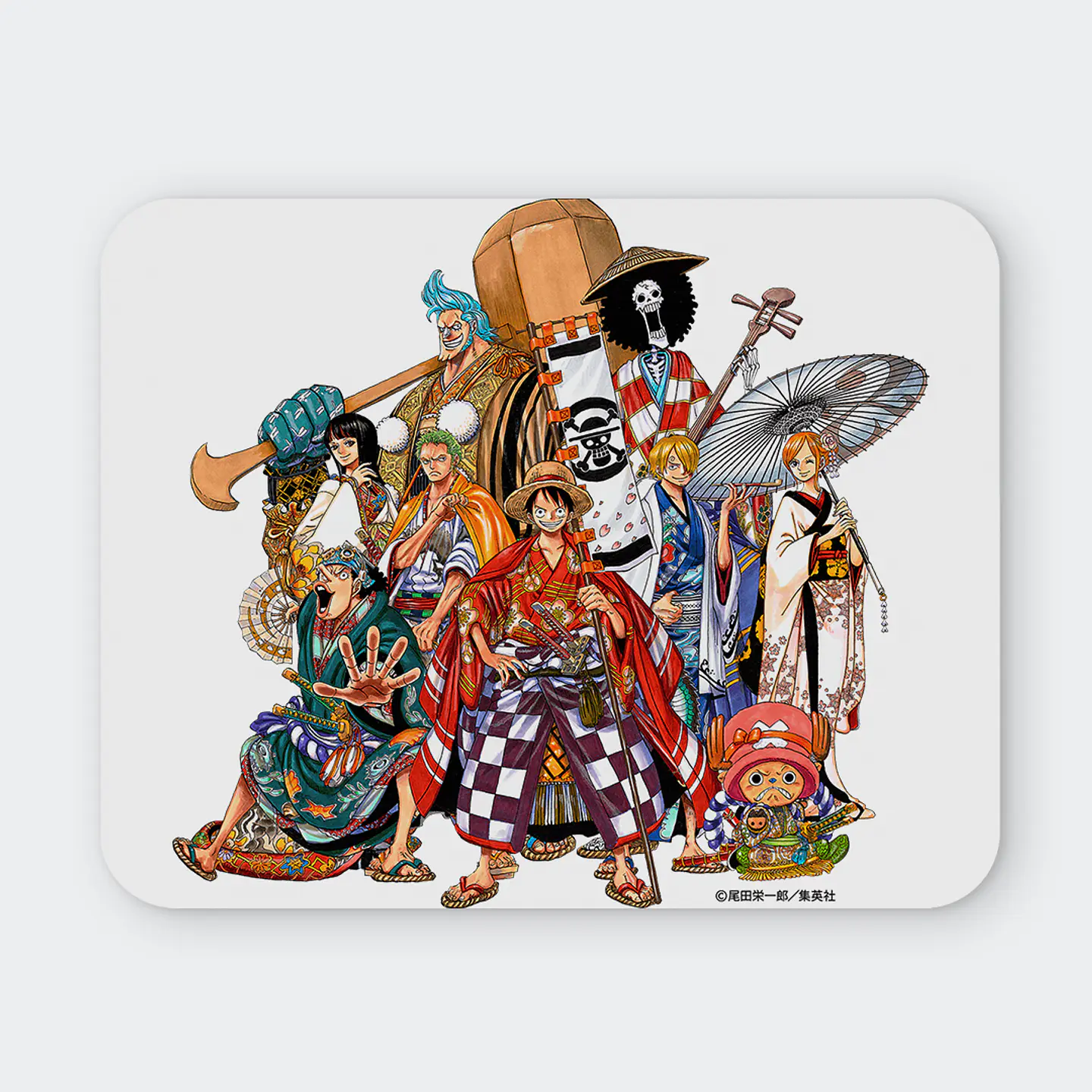 Mousepad 20x24 cm - Diseño One Piece Wano Kuni Kabuki 1