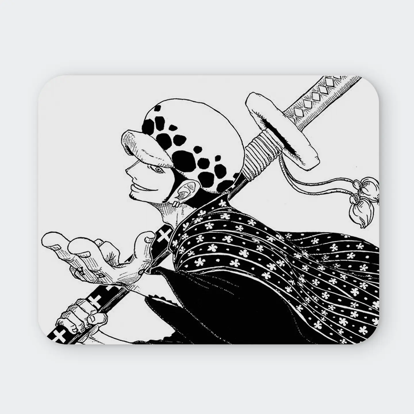 Mousepad 20x24 cm - Diseño Law Surgeon of Death Manga  1