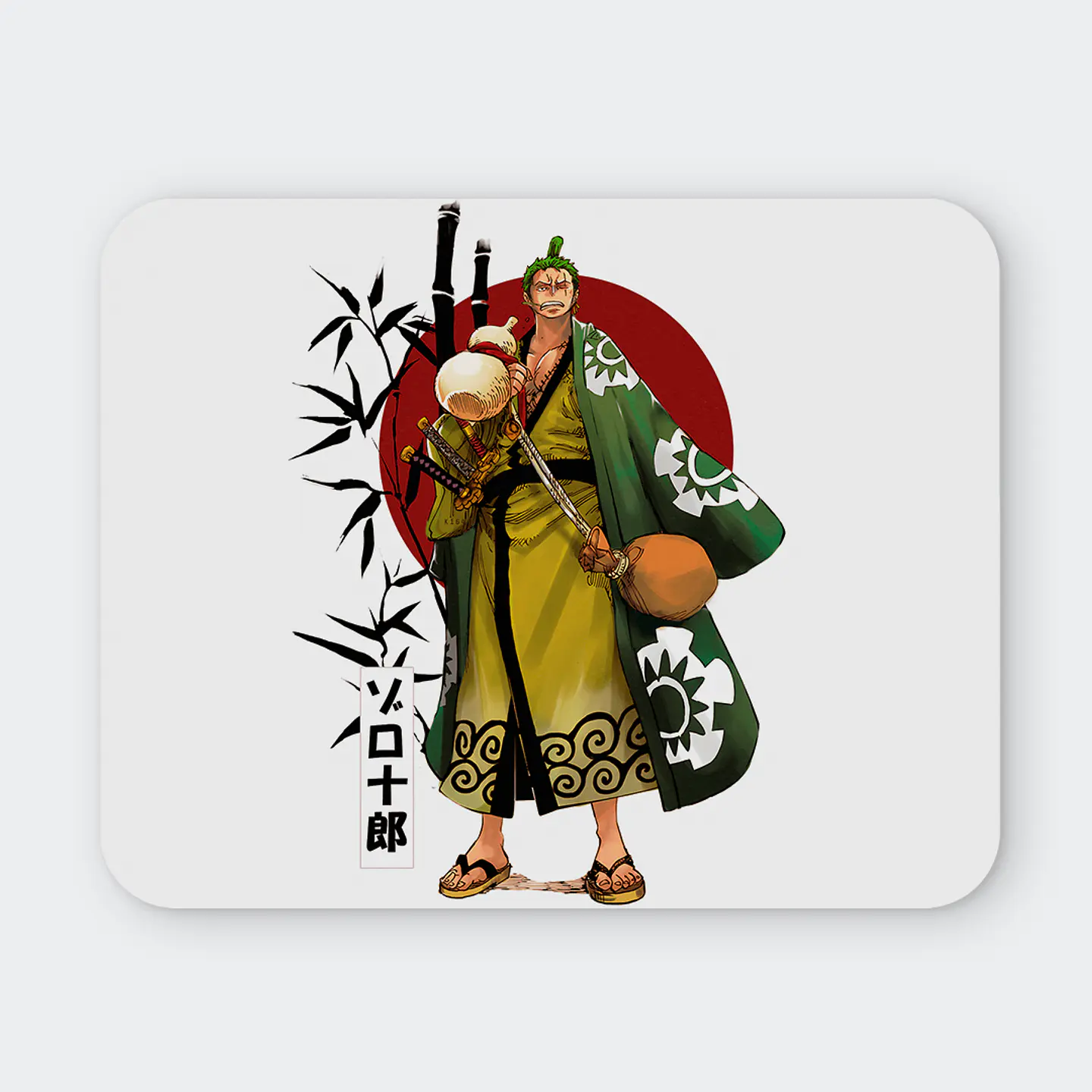 Mousepad 20x24 cm - Diseño Zoro 