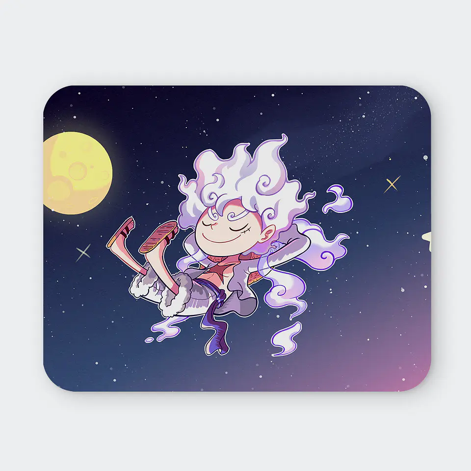 Mousepad 20x24 cm - Diseño Luffy Gear 5 Lunar Freedom 1